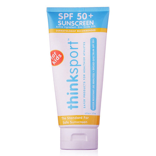 Thinksport Safe Sunscreen Cream for Kids SPF 50+ , 6 oz